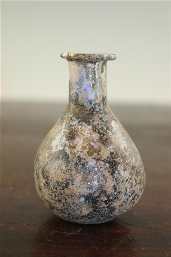 A Syrian gourd flask, c. 6th century B.C., 9cm